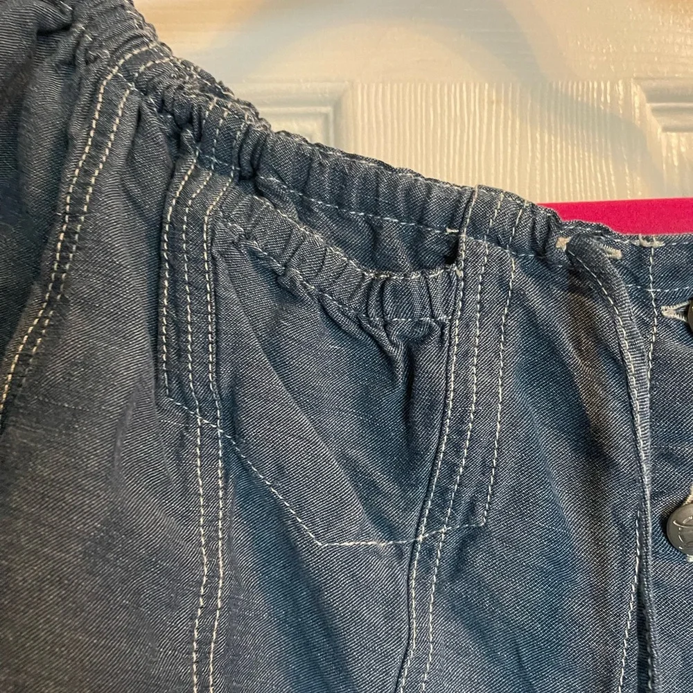 Jean Paul Guiltier off the shoulder denim crop top - Picture 13 of 14